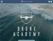 Tablet Screenshot of droneacademy.com